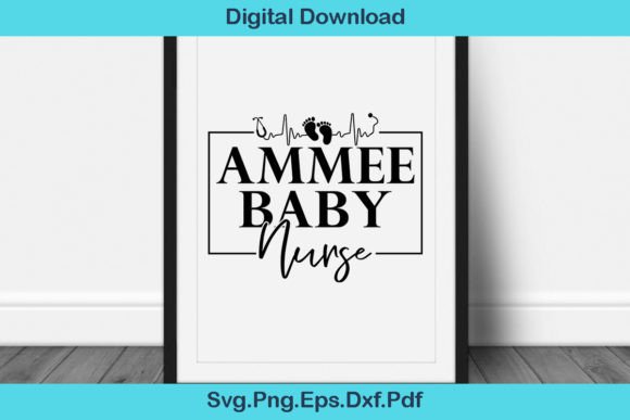 Ammee Baby Nurse T Shirt: Graphics for Crafts & Commercial Use