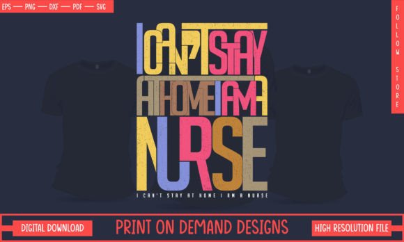 Colorful Nurse Design for POD: Graphics and Crafts in Action