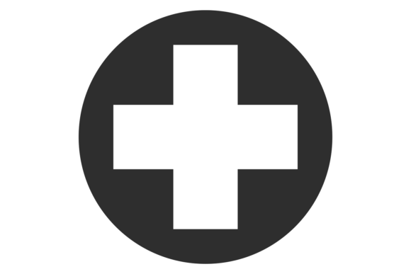 Medical Cross Icon. First Aid Service Sy Graphics