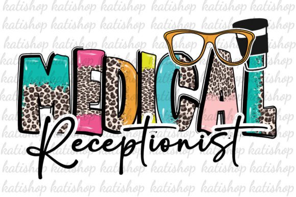 Medical Receptionist Png Sublimation: Graphics and Crafts