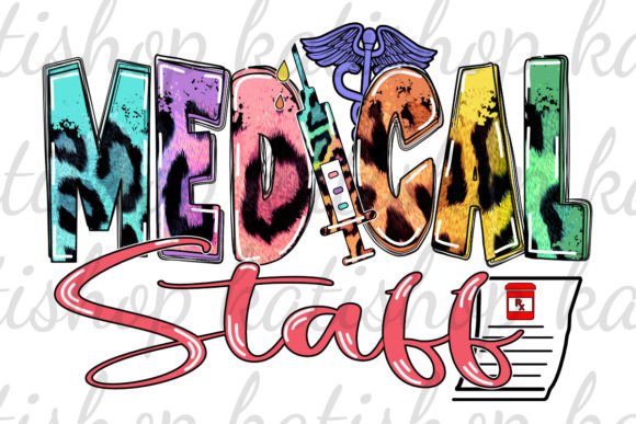 Medical Staff Leopard Png Sublimation