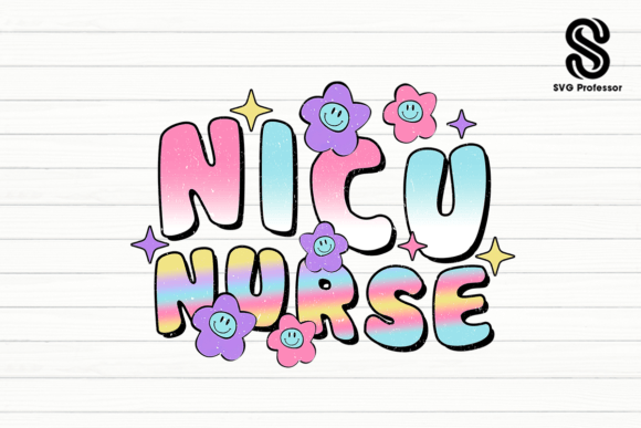 Nicu Nurse Sublimation PNG: Graphics for Crafts and Branding
