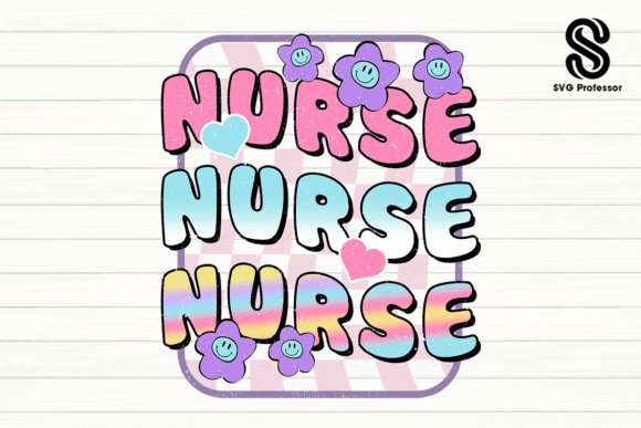 Nurse Sublimations PNG Design: Graphics for Crafts