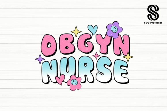 Obgyn Nurse Sublimation PNG: Graphics for Crafts