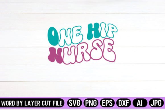 One Hip Nurse Retro Design