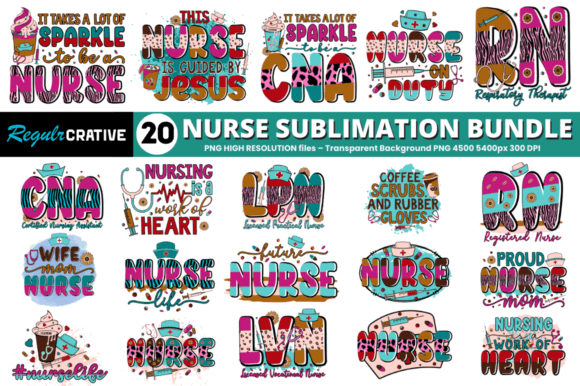 Western Nurse Sublimation Bundle: Graphics and Crafts Made Simple